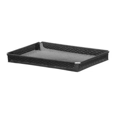 Sütőtálca, tapadásmentes, megerősített, HENDI, Perforált, Fekete, 290x190x(H)30mm
