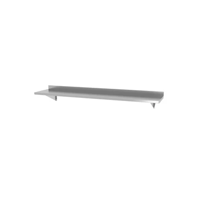 Fali polc, 2 konzollal, HENDI, 1400x300x(H)250mm