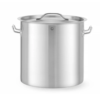 Magasan lábas - fedővel, HENDI, Budget Line, 25L, ⌀345x(H)350mm