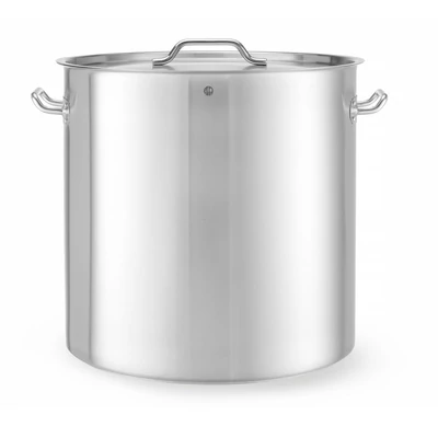 Magasan lábas - fedővel, HENDI, Budget Line, 98L, ⌀500x(H)500mm