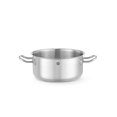 Alacsonyan falú edény - fedél nélkül, HENDI, Kitchen Line, 2,9L, ⌀200x(H)95mm
