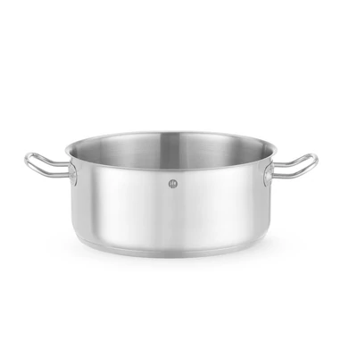 Alacsonyan falú edény - fedél nélkül, HENDI, Kitchen Line, 7,3L, ⌀280x(H)120mm