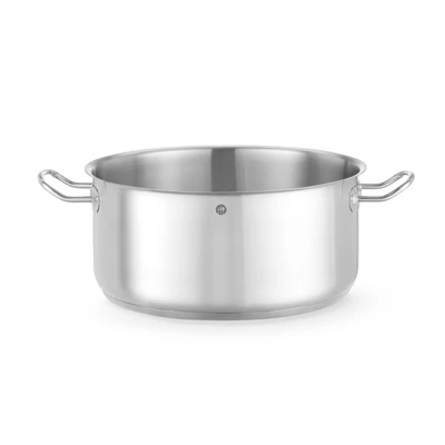 Alacsonyan falú edény - fedél nélkül, HENDI, Kitchen Line, 11,9L, ⌀320x(H)150mm