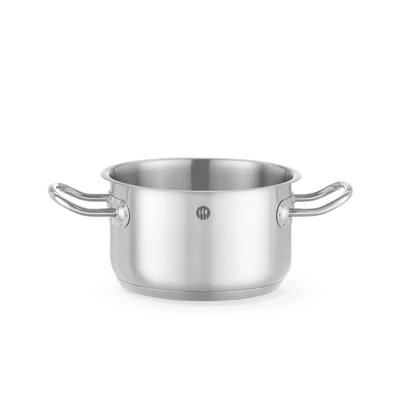 Főzőedény közepes méretű - fedél nélkül, HENDI, Kitchen Line, 1,8L, ⌀160x(H)95mm