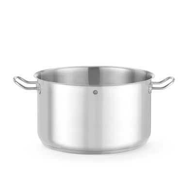 Főzőedény közepes méretű - fedél nélkül, HENDI, Kitchen Line, 15L, ⌀320x(H)190mm