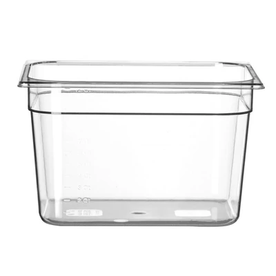 GN edény 1/2, HENDI, Profi Termékcsalád, GN 1/2, 12,5L, Átlátszó, 325x265x(H)200mm