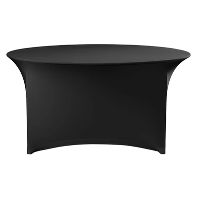 Bárasztal terítő, kerek, HENDI, 810996, Fekete, ⌀1500x(H)760mm