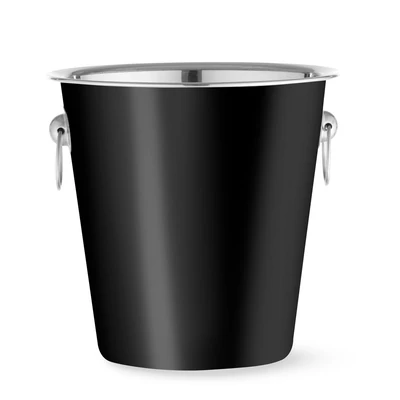 Borhűtő vödör, BarUp, 3,3L, Fekete, ⌀220x(H)190mm