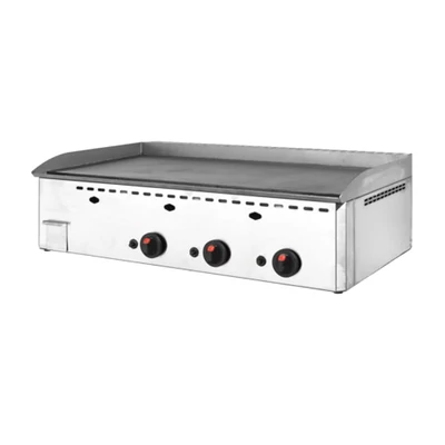 Rostlap gázüzemű 99 cm széles sima felülettel 12 kW