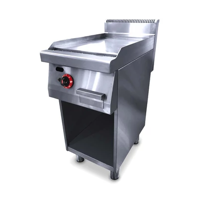 Rostlap gázüzemű 40 cm, 700 mélységű széria, főzősorba, ipari, Ferrara Professional