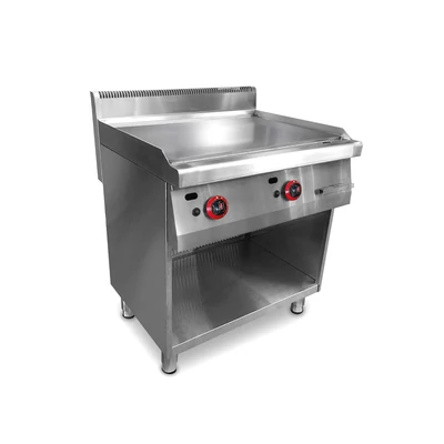Rostlap gázüzemű 80 cm, 700 mélységű széria, főzősorba, ipari, Ferrara Professional