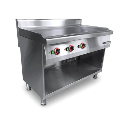 Rostlap elektromos 120 cm, 700 mélységű széria, főzősorba, ipari, Ferrara Professional