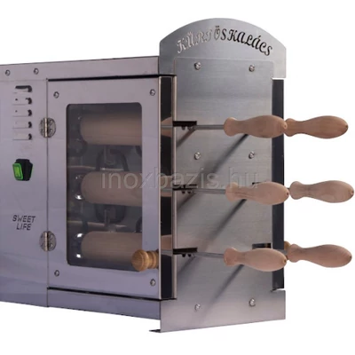Kürtöskalács sütő 2x3-as