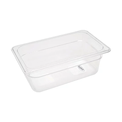 Maxima Gasztronorm tartály 1/4 GN - 10cm mély - 26,5 x 16,2 cm - Polikarbonát