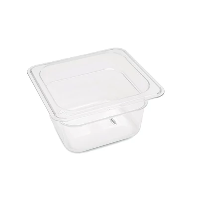 Maxima Gasztronorm tartály 1/6 GN - 10cm mély - 17,6 x 16,2 cm - Polikarbonát