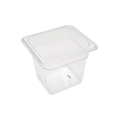 Maxima Gasztronorm tartály 1/6 GN - 15cm mély - 17,6 x 16,2 cm - Polikarbonát