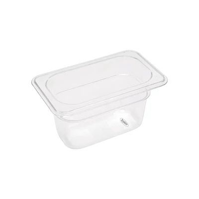 Maxima Gasztronorm tartály 1/9 GN - 10cm mély - 17,6 x 10,8 cm - Polikarbonát