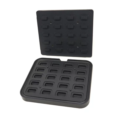 Maxima Tortilla forma - Téglalap - 64x41/45x22 mm - 20 db