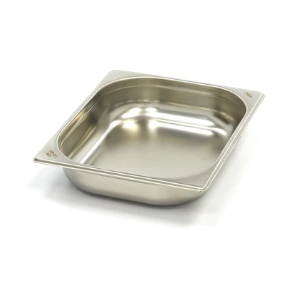 Maxima Gasztronorm tartály 1/2 GN - 6,5cm mély - 32,5 x 26,5cm - Rozsdamentes acél