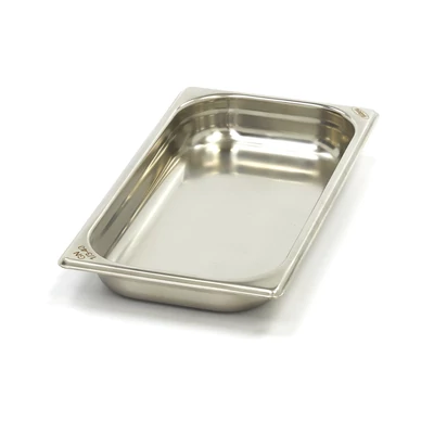 Maxima Gasztronorm tartály 1/3 GN - 4cm mély - 32,5 x 17,6cm - Rozsdamentes acél