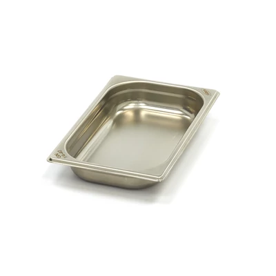Maxima Gasztronorm tartály 1/4 GN - 4cm mély - 26,5 x 16,2cm - Rozsdamentes acél