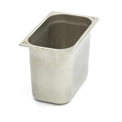 Maxima Gasztronorm tartály 1/4 GN - 20cm mély - 26,5 x 16,2cm - Rozsdamentes acél