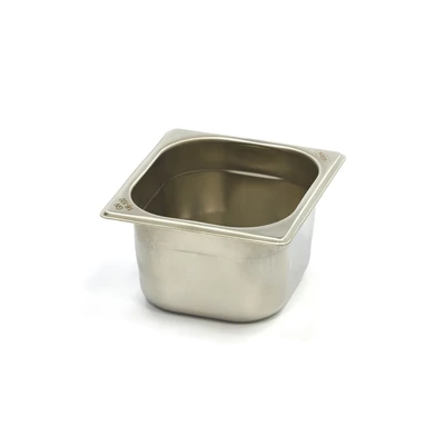 Gastronorm Container - 1/6 GN - 10cm Deep - Stainless Steel
