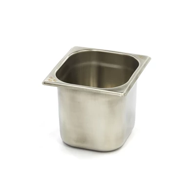 Maxima Gasztronorm tartály 1/6 GN - 15cm mély - 17,6 x 16,2cm - Rozsdamentes acél