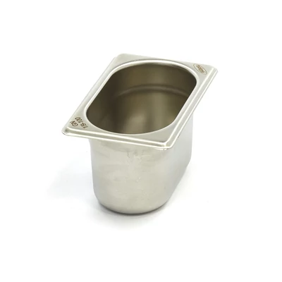 Maxima Gasztronorm tartály 1/9 GN - 10cm mély - 17,6 x 10,8cm - Rozsdamentes acél