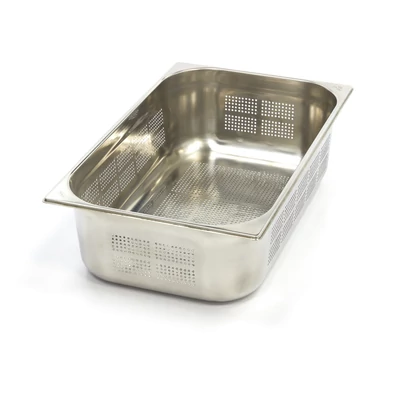 Maxima Gasztronorm tartály 1/1 GN - Perforált - 15cm mély - 53 x 32,5cm - Rozsdamentes acél