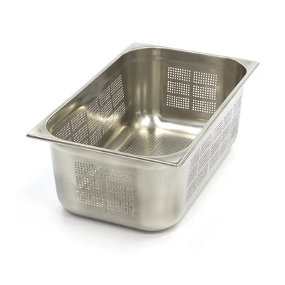 Maxima Gasztronorm tartály 1/1 GN - Perforált - 20cm mély - 53 x 32,5cm - Rozsdamentes acél