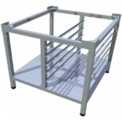 Alépítmény 1x5 tálcás 855x625x650 mm rozsdamentes anyagból Rational iCombi kombi sütőhőz