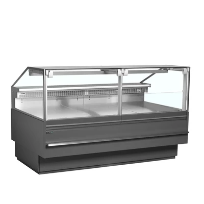 Tefcold Csemegepult – 489 L – Szürke külső, rozsdamentes (inox) belső