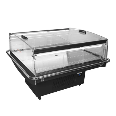 Tefcold VS SL Fekete impulzus hűtő – 190 L – rozsdamentes (inox)