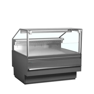 Tefcold Csemegepult – 325 L – Szürke külső, rozsdamentes (inox) belső