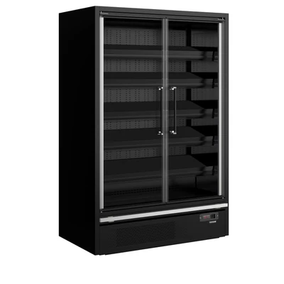 Tefcold Galaxy+ Maxi Fekete Szupermarket többpolcos hűtő – 805 L – 2 ajtós