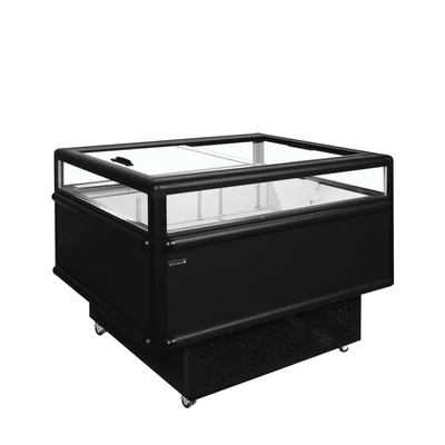 Tefcold Szupermarket sziget hűtő/fagyasztó – 165 L – fekete