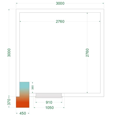 Tefcold Fagyasztókamra – 14.93 m³