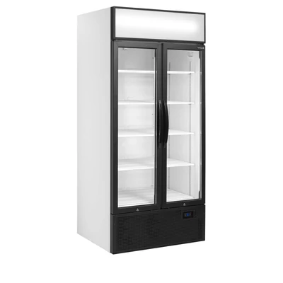 Tefcold Kétajtós bemutató hűtő – 535 L – reklámfelülettel