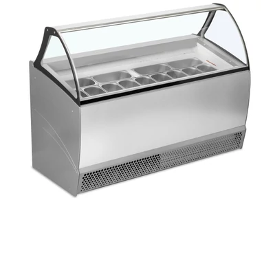Tefcold Ventillációs fagyipult – 325 L – 13 tégely