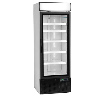 Tefcold Bemutató hűtő – 412 L – 1 ajtós - reklámfelülettel