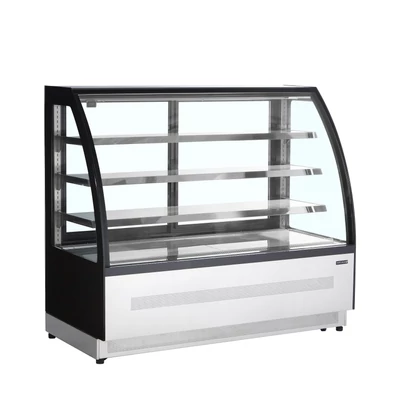 Tefcold Hűtött bemutatópult – 277 L – rozsdamentes (inox)