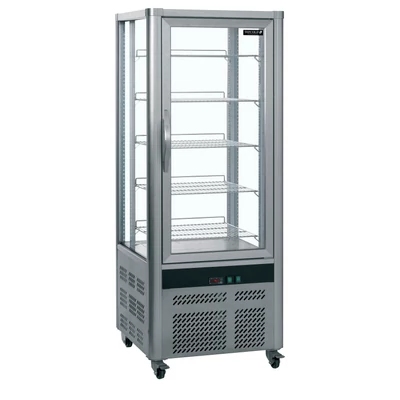 Tefcold Hűtött bemutató vitrin – 425 L – fehér