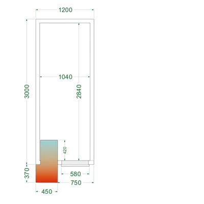 Tefcold Hűtőkamra – 6.03 m³