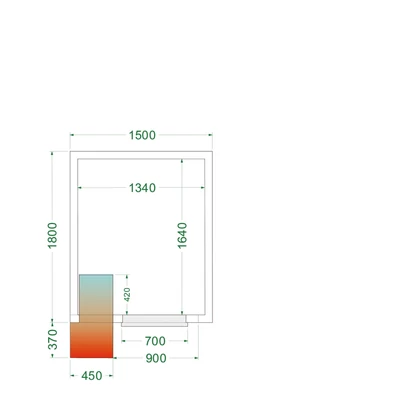 Tefcold Hűtőkamra – 	4.48 m³