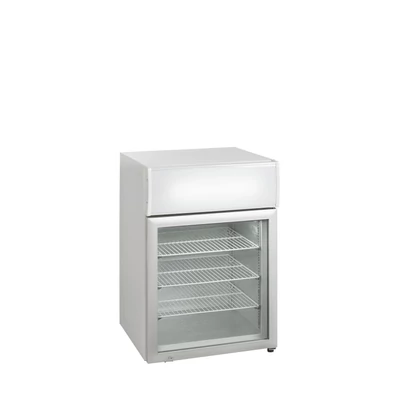 Tefcold Asztali fagyasztó, reklámfelülettel – 113 L – fehér