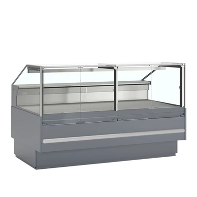 Tefcold Csemegepult – 469 L – Szürke külső, rozsdamentes (inox) belső