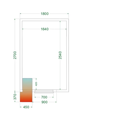 Tefcold Hűtőkamra – 8.5 m³
