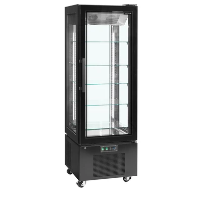 Tefcold Hűtött bemutató vitrin (hűtés ) – 248 L – rozsdamentes (inox)