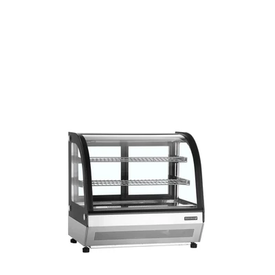 Tefcold Hűtött asztali bemutatóvitrin – 60 L – rozsdamentes (inox)